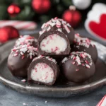 Peppermint Oreo balls