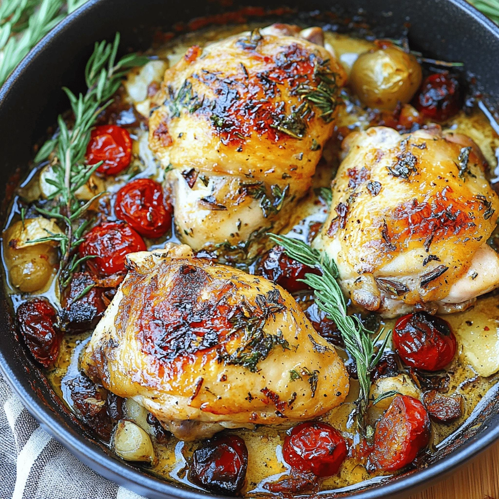 Tuscan Chicken Thighs