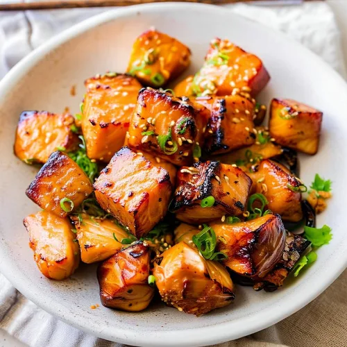 Air Fryer Salmon Bites