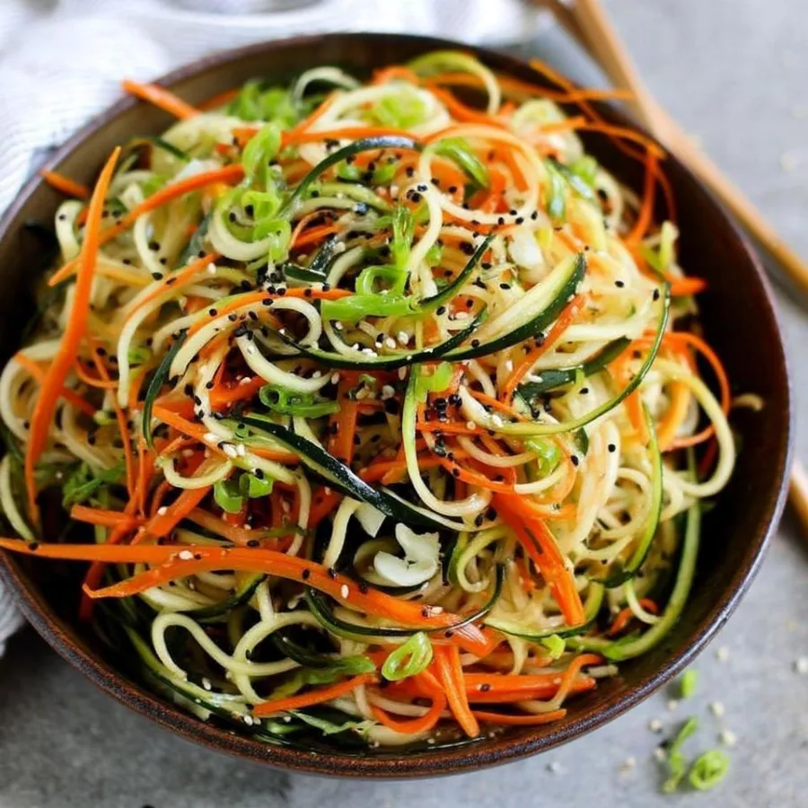 Asian Cucumber Noodle Salad