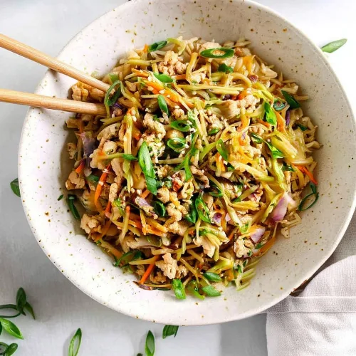 Chicken Egg Roll In A Bowl