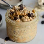 Chocolate Chip Cookie Dough Overnight Oats