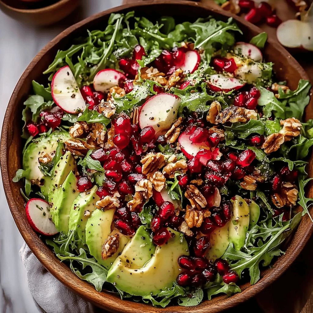 Christmas Salad with Pomegranate