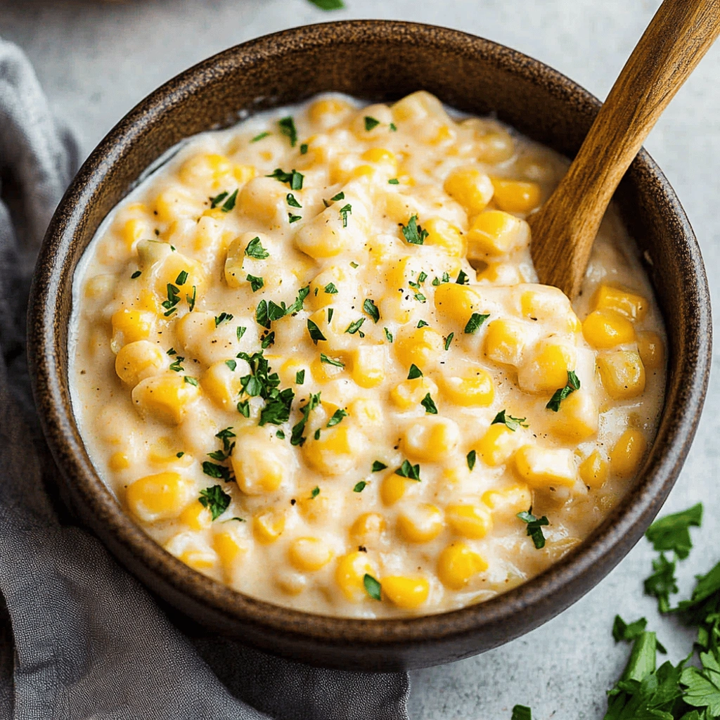 Slow Cooker Creamed Corn