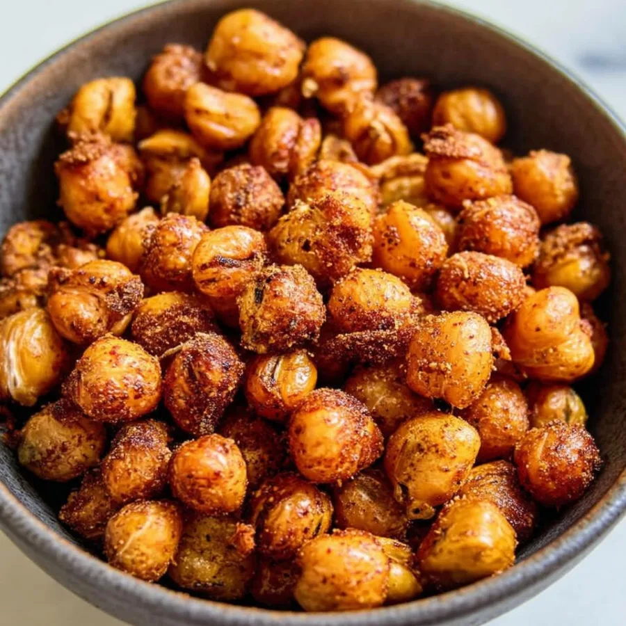 Spicy Roasted Chickpeas