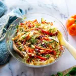 Spring Roll Salad With Spicy Ginger Dressing