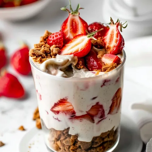 Strawberry Cheesecake Overnight Oats