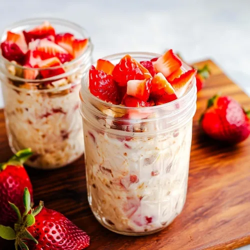 Strawberry Overnight Oats