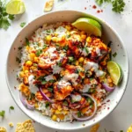 Street Corn Chicken Rice Bowl