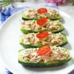 Tuna Cucumber Boats