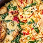 Tuscan Chicken And Spaghetti Squash