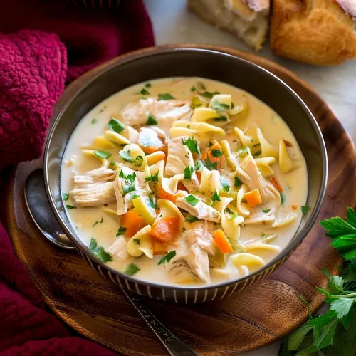 Creamy Chicken Noodle Soup