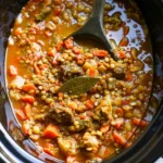 Crockpot Beef and Lentil Stew