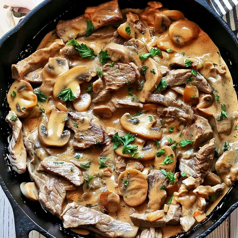 Easy Beef Stroganoff