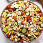 Greek Chicken Pasta Salad