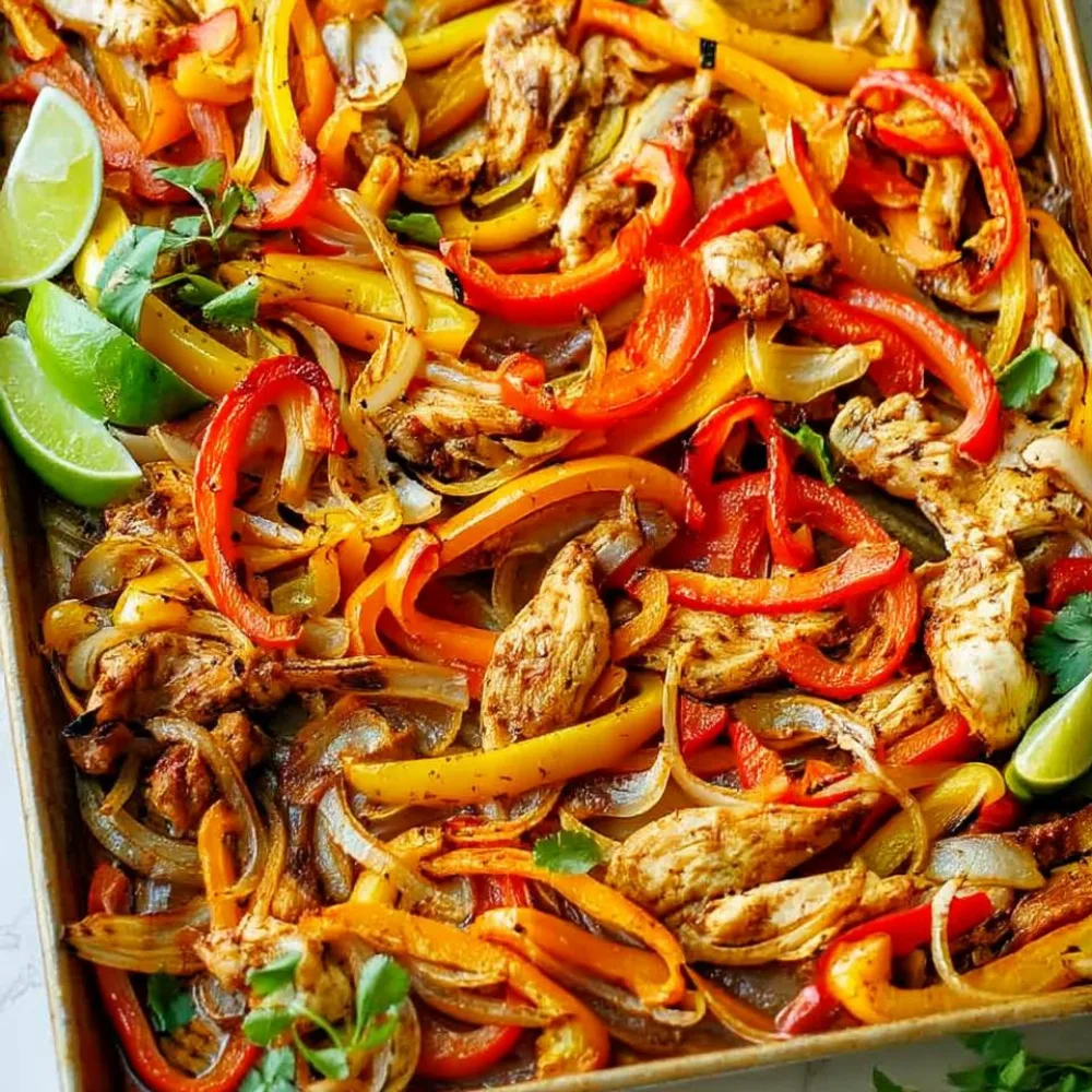 One-Dish Chicken Fajita Bake