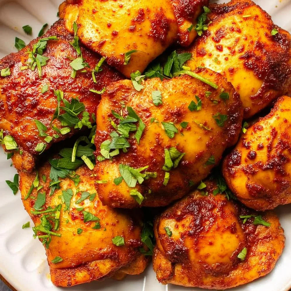 Oven Baked Chicken Thighs