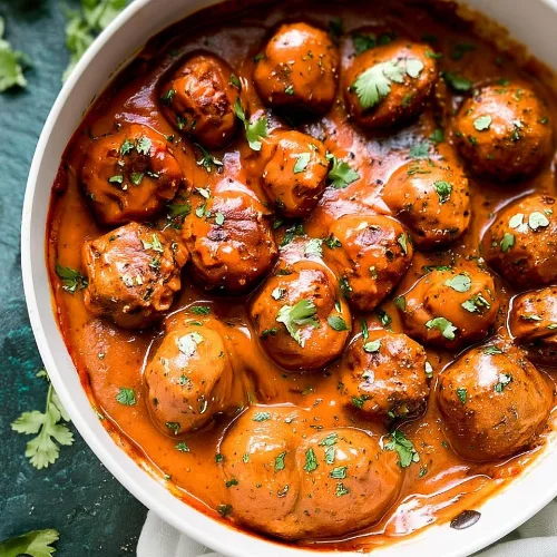 Saucy Beef and Lentil Meatballs