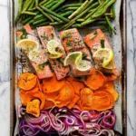 Sheet Pan Baked Salmon with Vegetables