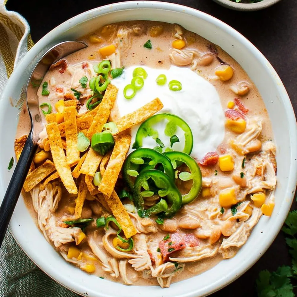 Slow Cooker White Chicken Chili