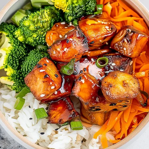 Teriyaki Salmon Bowls