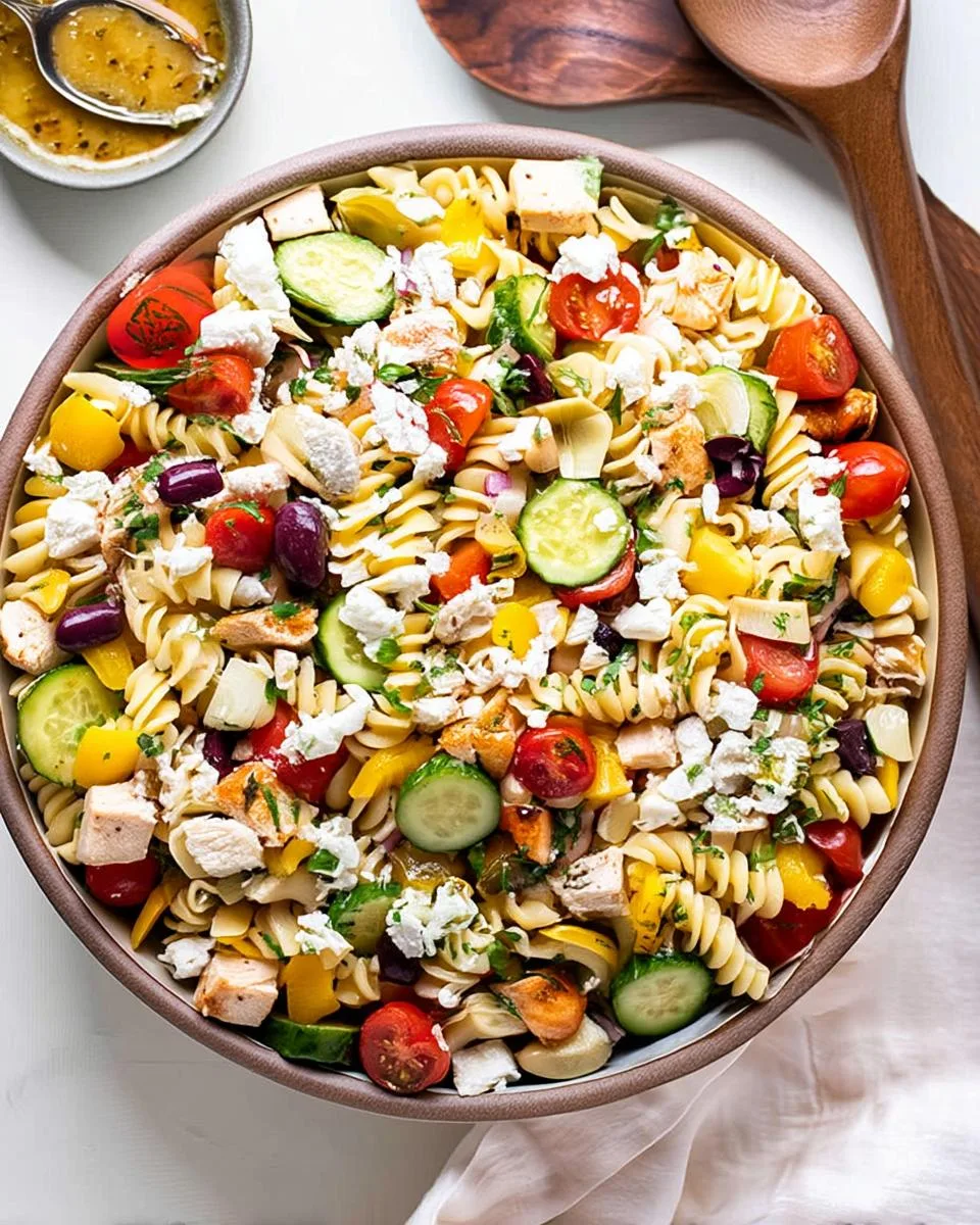 greek-chicken-pasta-salad