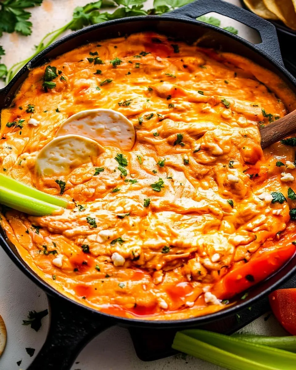 stovetop-buffalo-chicken-dip