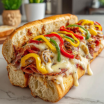 Baked Italian Sub Sandwiches