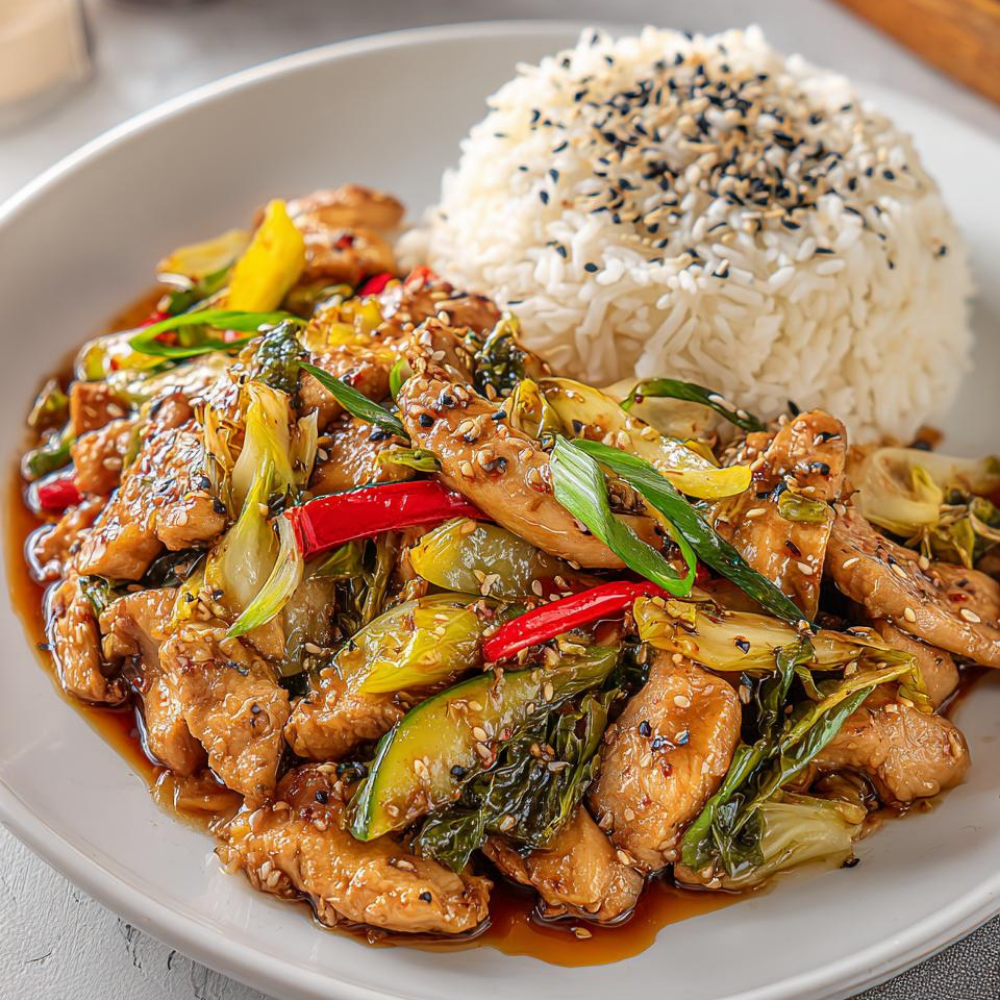 Chinese Chicken and Cabbage Stir Fry