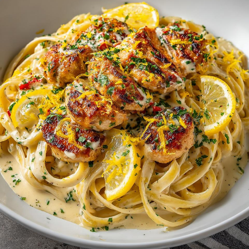 Creamy Lemon Chicken Pasta
