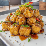 Crispy Honey Garlic Tofu