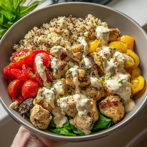 Greek Chicken Bowls