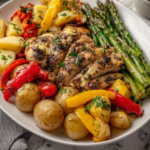 Sheet Pan Chicken with Spring Vegetables