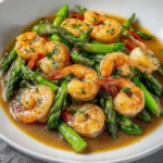 Shrimp and Asparagus Stir Fry