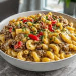 Sloppy Cheeseburger Pasta