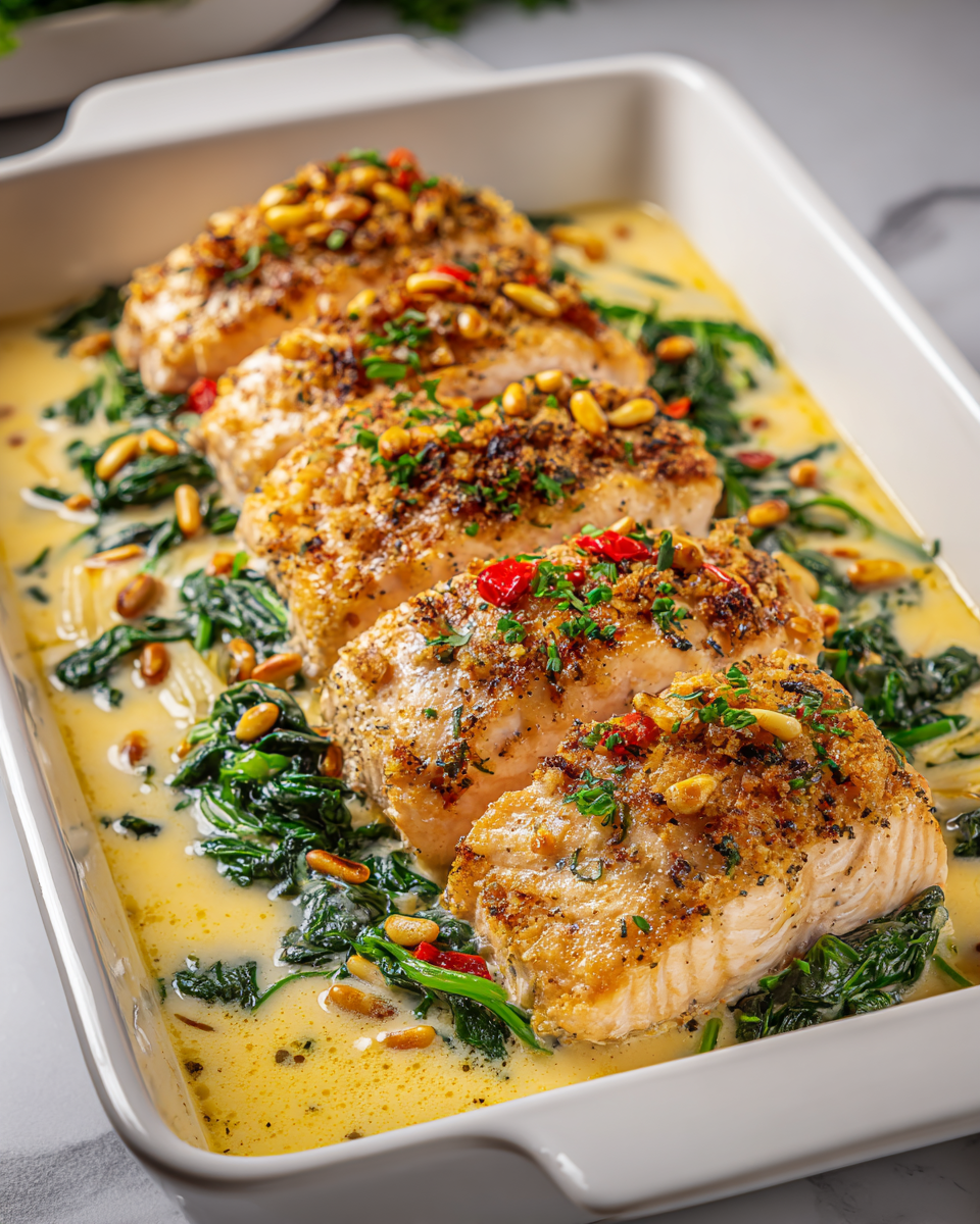 baked-salmon-with-spinach