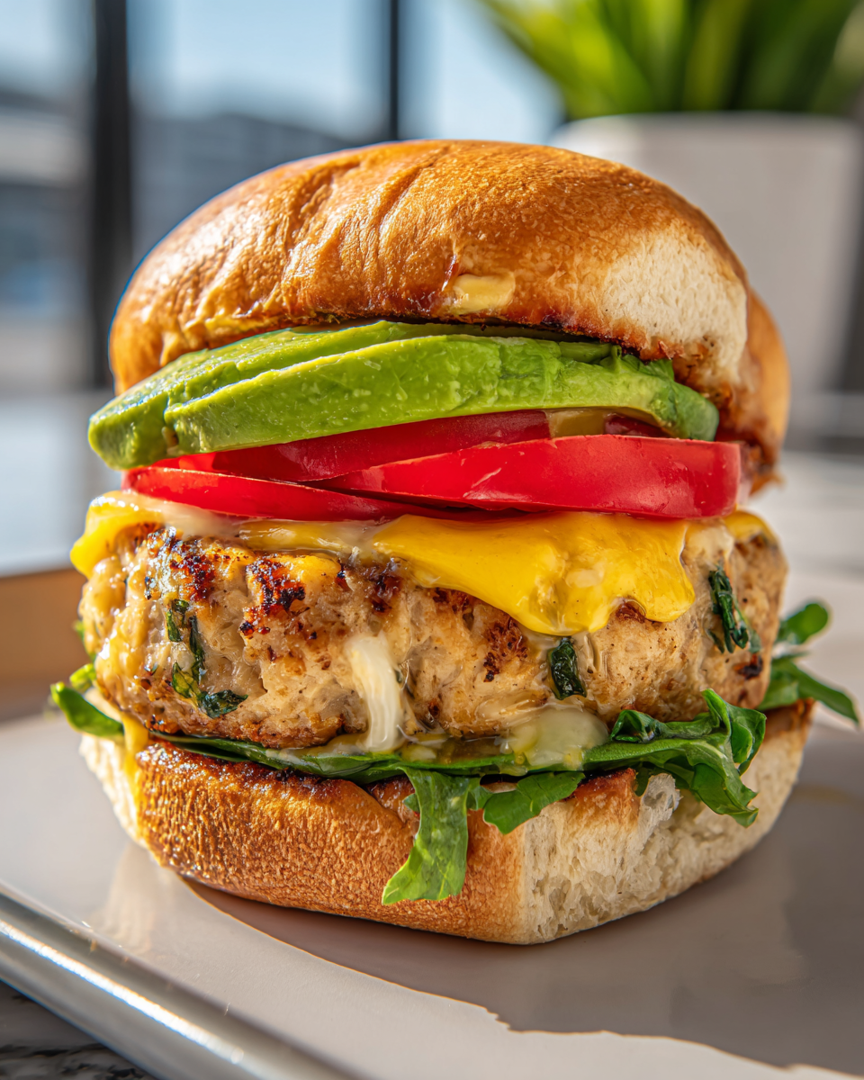 white-cheddar-spinach-chicken-burgers