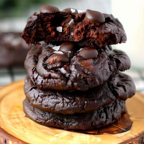 Fudgy Chocolate Protein Cookies